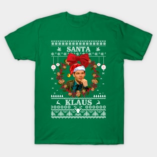 Santa Kalus Cool Klaus Mikaelson Christmas Design T-Shirt
